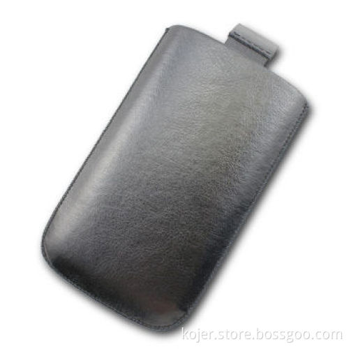 Leather Case for Apple's iPhone 4, with Retractable Pull-tab, Customized Patterns and Logos Accepted